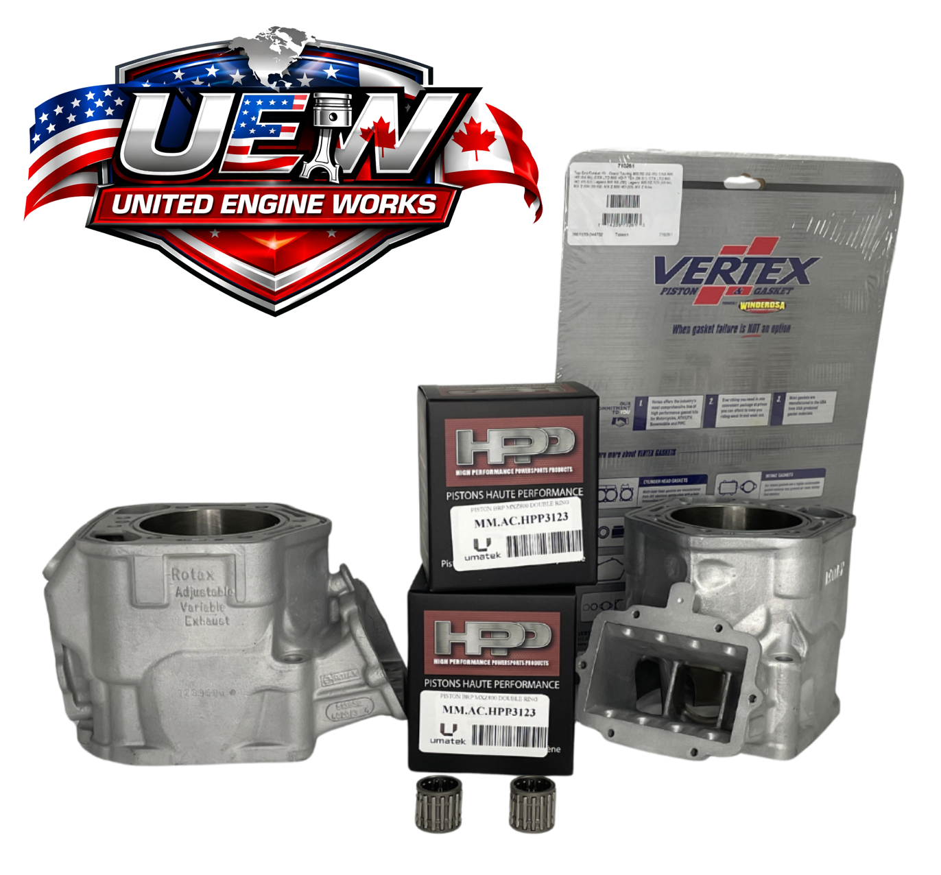 Kit de réparation haut moteur Ski-Doo 800 à carburateur
